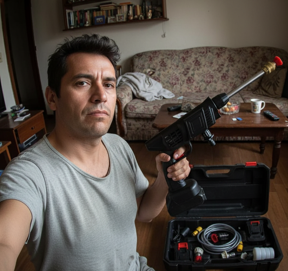 HIDROLAVADORA INALÁMBRICA  - REVOLUCIÓN EN LIMPIEZA PORTÁTIL