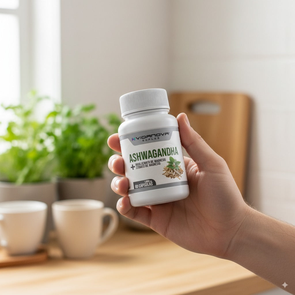 Ashwagandha + Magnesio 1000mg 60 CAPS