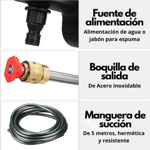 HIDROLAVADORA INALÁMBRICA  - REVOLUCIÓN EN LIMPIEZA PORTÁTIL