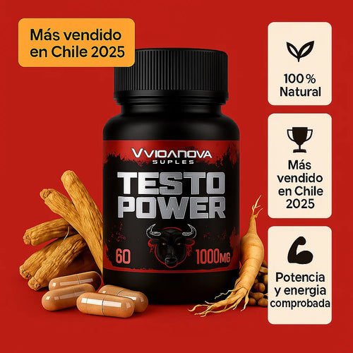 TESTO POWER™ Potencia Natural · 1000mg · 60 cápsulas