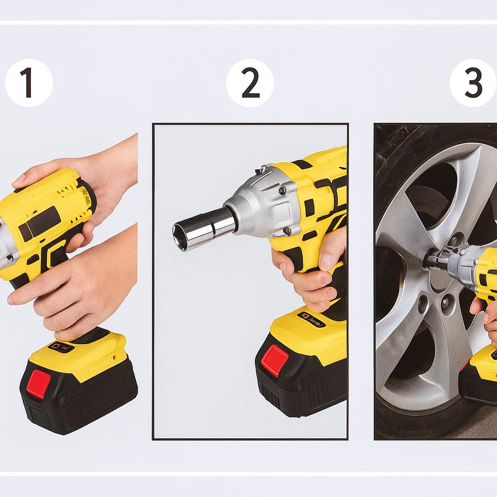 Impact™ 48V Llave Taladro de Impacto Inalámbrico doble batería + Accesorios