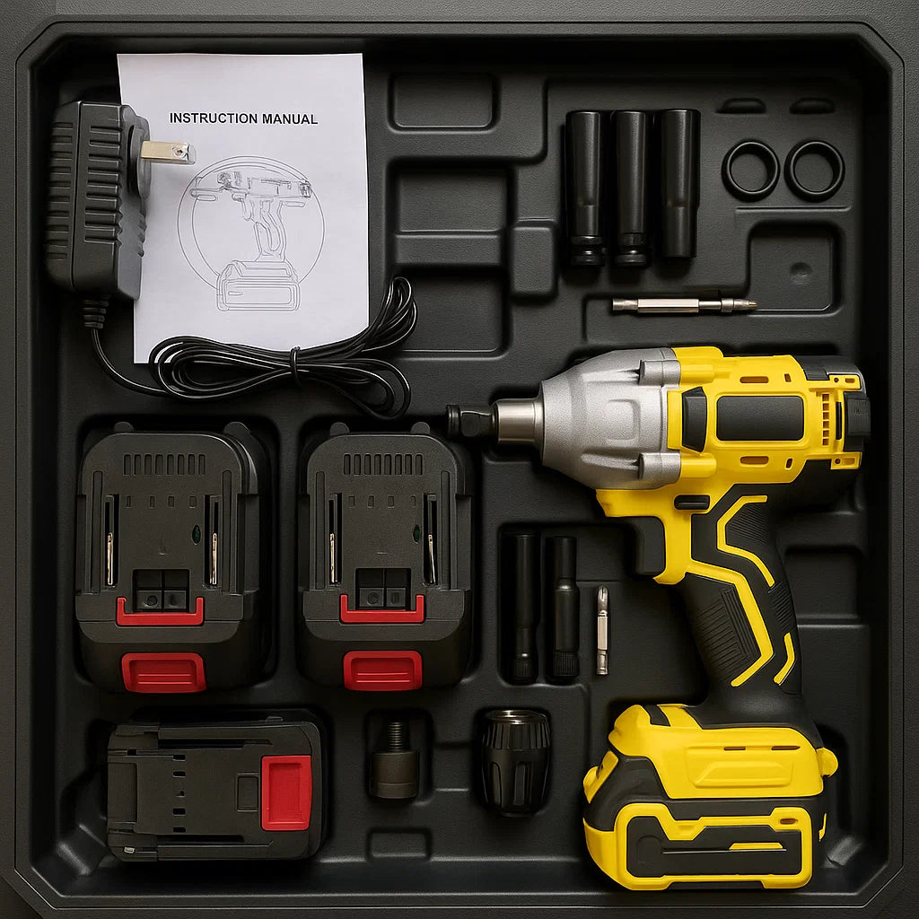 Impact™ 48V Llave Taladro de Impacto Inalámbrico doble batería + Accesorios