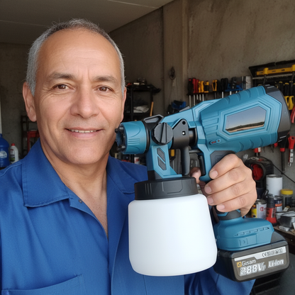 COMPRESOR DE PINTURA INALÁMBRICO 48V | INCLUYE 2 BATERÍAS DE REGALO ⚡