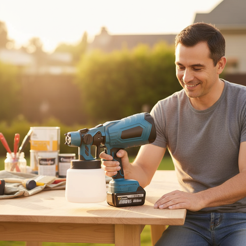 COMPRESOR DE PINTURA INALÁMBRICO | INCLUYE 2 BATERÍAS DE REGALO