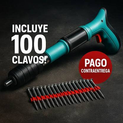 Pistola de Clavos Fulminante PRO (+100 clavos)