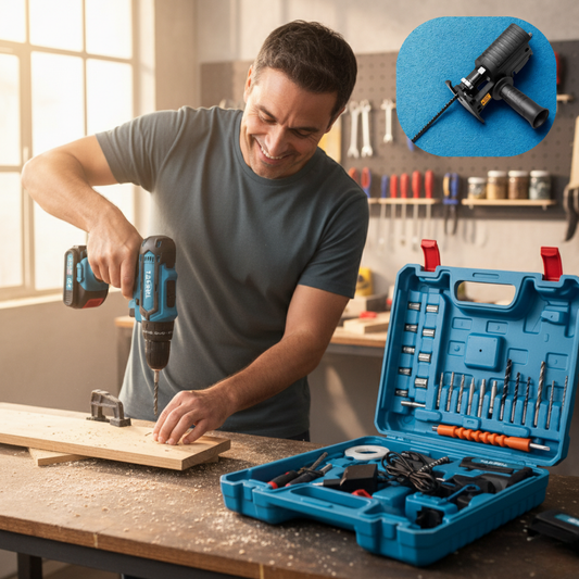 TASBEL™ Taladro 98V + Adaptador de Sierra