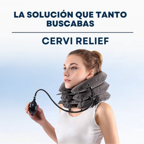 Cervi Relief™ – Cojín Inflable de Tracción Cervical para Dolor y Tensión