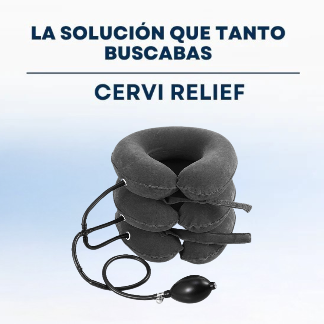 Cervi Relief™ – Cojín Inflable de Tracción Cervical para Dolor y Tensión
