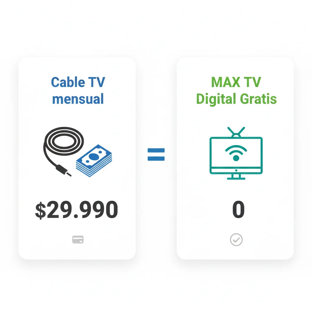 MAX™ Antena de TV digital