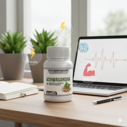 Ashwagandha + Magnesio 1000mg 60 CAPS
