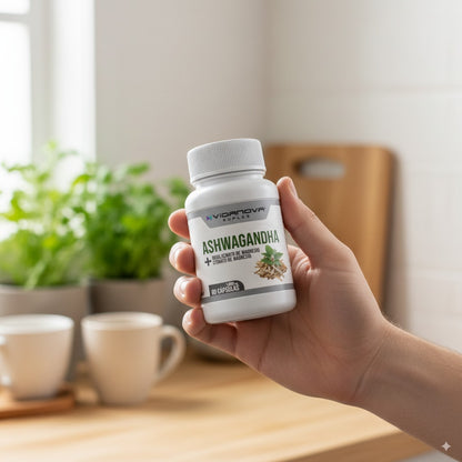 Ashwagandha + Magnesio 1000mg 60 CAPS