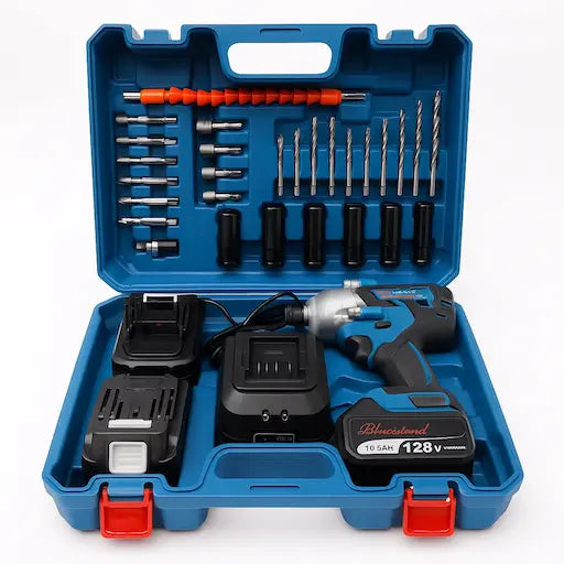 Impact™ Llave Taladro de Impacto Inalámbrico doble batería + Accesorios