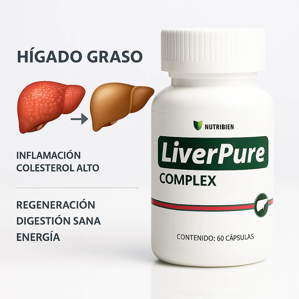 LiverPure Depurador hepático 100% natural – 60 cápsulas